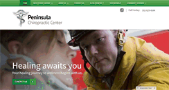 Desktop Screenshot of peninsulachirocenter.com